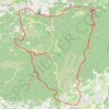 Trace GPS RANDO-Lourmarin-Buoux, itinéraire, parcours