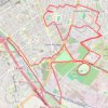 Trace GPS Entrainement semi-marathon à Reims, itinéraire, parcours