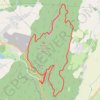Trace GPS Gorges de Crossey, itinéraire, parcours