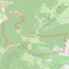Trace GPS Les Trois Dents depuis Véranne, itinéraire, parcours