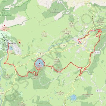 Trace GPS À la Conquête de Super-Besse 2017 - Grand Trail 25 km, itinéraire, parcours
