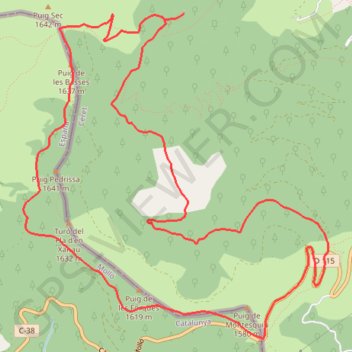 Trace GPS Haut Vallespir - Boucle des deux Catalognes, itinéraire, parcours