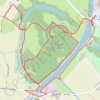 Trace GPS Santes (la gite) - Houplin Ancoisne, itinéraire, parcours