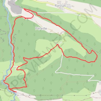 Trace GPS Gorges de Péreille, itinéraire, parcours