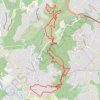 Trace GPS Bois de la Mourachonne, boucle au départ de Pégomas, itinéraire, parcours