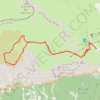 Trace GPS Le Chazelet - Plateau d'emparis, itinéraire, parcours