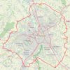 Trace GPS Un tour de Toulouse, itinéraire, parcours