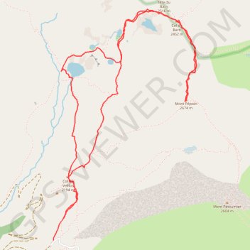 Trace GPS 2022 06 02 - lacs de millefonts pepoiri net Titi, itinéraire, parcours