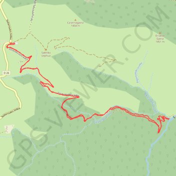 Trace GPS Le belvedère du Lac d'Olhadoko depuis Erroymendi, itinéraire, parcours