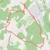 Trace GPS Boucle autour de la Roque-sur-Pernes, itinéraire, parcours