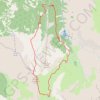 Trace GPS Col de Girabeau - Crête de la Ratelle, itinéraire, parcours