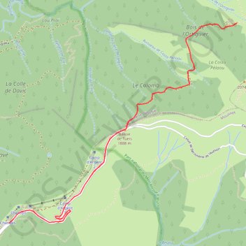 Trace GPS G4 CAMP D'ARGENT - L'AUTHION, itinéraire, parcours