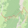 Trace GPS Bauges-Col de la Cochette-Mont Colombier-Par Bottiere, itinéraire, parcours