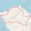 Trace GPS Les criques du nord ouest de Folegandros, itinéraire, parcours