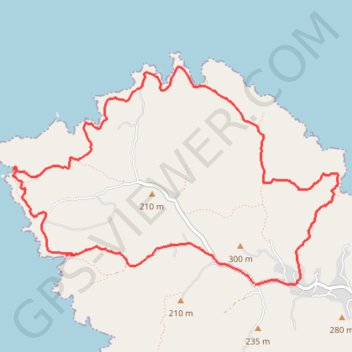 Trace GPS Les criques du nord ouest de Folegandros, itinéraire, parcours