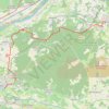 Trace GPS Azay-le-Rideau - Chinon, itinéraire, parcours