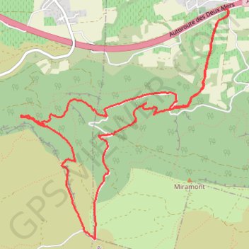 Trace GPS Barbaira montagne Alaric... les bénitiers, itinéraire, parcours
