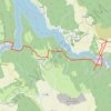 Trace GPS Lac de monteynard, itinéraire, parcours