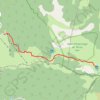 Trace GPS Parking de Beurre (Col de Rousset) à Pré Peyret, itinéraire, parcours