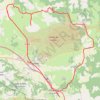 Trace GPS Tour du camp du Larzac, itinéraire, parcours