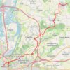 Trace GPS Jakobsweg - Vigy nach Metz, itinéraire, parcours