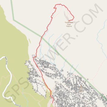 Trace GPS Turtlehead Peak, itinéraire, parcours