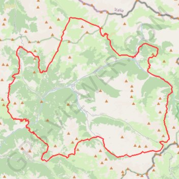 Trace GPS GR 58 : Tour du Queyras (Hautes-Alpes), itinéraire, parcours