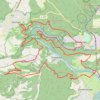 Trace GPS Boucles de la Sarre, itinéraire, parcours