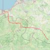 Trace GPS Transpyrénéenne en cyclo - De Hendaye aux Chalets d'Iraty, itinéraire, parcours