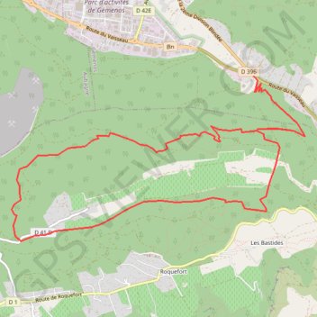 Trace GPS Gémenos - Rouvières, itinéraire, parcours