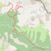 Trace GPS repérage - camp Soubran lac Graveirette, itinéraire, parcours