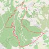 Trace GPS Les Gorges de Véroncles par Joucas, itinéraire, parcours