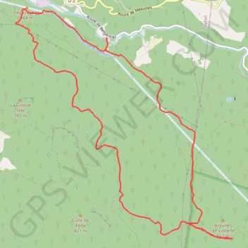 Trace GPS Aiguilles de Valbelle - Signes, itinéraire, parcours