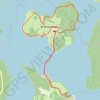 Trace GPS Ile de Vassiviere, itinéraire, parcours