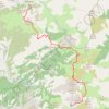 Trace GPS Carruzo - Calenzana, itinéraire, parcours