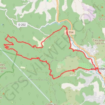 Trace GPS La Croix des Puys, itinéraire, parcours