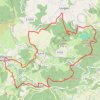 Trace GPS Pilat-Col de Chassenoud-Pavezin-Sainte Croix en Jarez, itinéraire, parcours