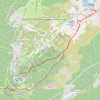 Trace GPS Col de Lessines, itinéraire, parcours