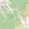 Trace GPS Station de Prapoute - Lac de la Jasse, itinéraire, parcours