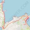 Trace GPS Calvi et Sentier de la Revellata (Corse), itinéraire, parcours
