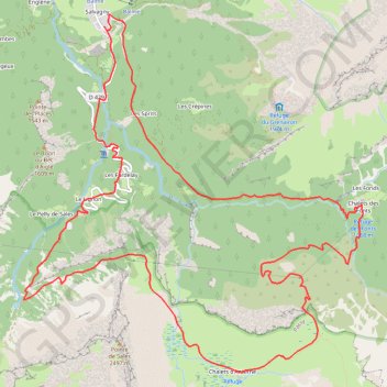 Trace GPS Tour du Collet d'Anterne, itinéraire, parcours