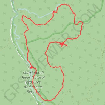 Trace GPS Wilhelmina Falls, itinéraire, parcours