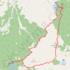 Trace GPS Da rifugio Acquafredda a sorgente Catusa, itinéraire, parcours