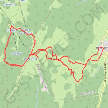 Trace GPS Mont Morbié / Mont Pelat, itinéraire, parcours