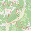 Trace GPS Saint-Amand-de-Coly - Boucle de l'Abbaye, itinéraire, parcours