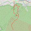Trace GPS Le Mont Saint-Cyr, itinéraire, parcours