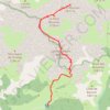 Trace GPS Ascension du mont mounier, itinéraire, parcours
