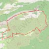 Trace GPS Riboux - crêtes de la sainte baume, itinéraire, parcours