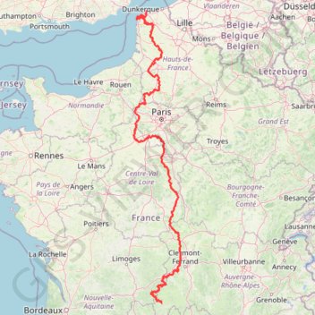 Trace GPS TET-FRANCE-Section01-20200901, itinéraire, parcours