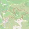 Trace GPS Sentier des cairns, itinéraire, parcours
